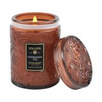 VOLUSPA<br><B>Forbidden Fig Glass Jar Candle</B> VOLUSPA<br><B>Forbidden Fig Glass Jar Candle</B>