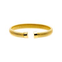 By Adina Eden<br><B>Solid Wide Snake Open Claw Bangle Bracelet</B>